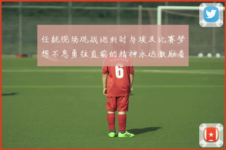 任航现场观战比利时与埃及比赛梦想不息勇往直前的精神永远激励着我们